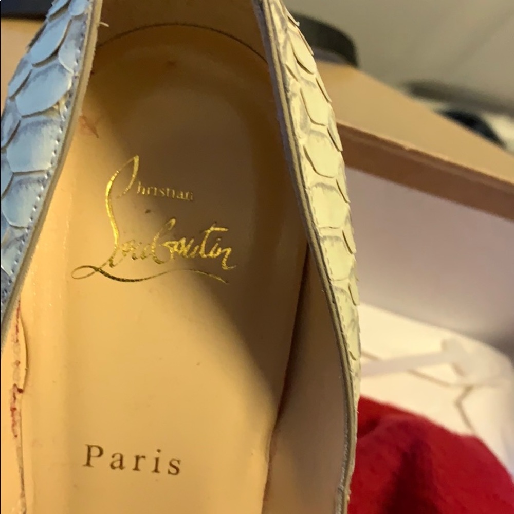 Christian Louboutin Python Pumps - Picture 3 of 8